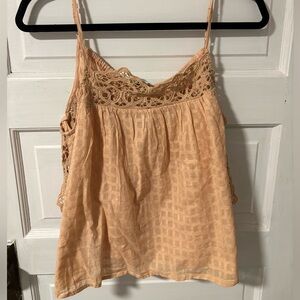 American Eagle Outfitters Peach Lace Camisole